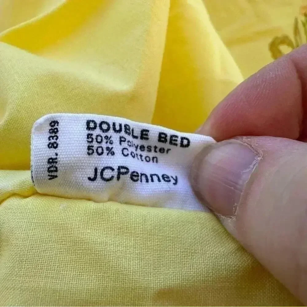 Vintage‎ Tastemaker double set Sheet 50/50 Polyester Cotton Blend No Iron Muslin